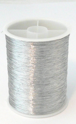 Metallic-Lurex thread 200m (12 pcs), Silver